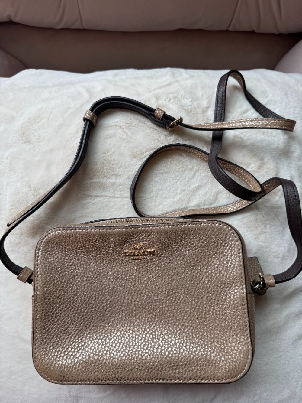 Coach Metallic Mini Camera Bag
